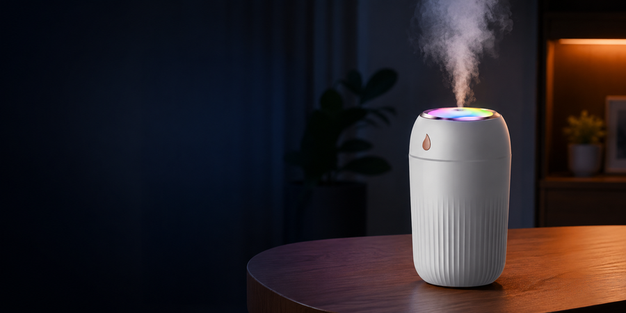 USB Mini Air Humidifier for Home, Office & Personal Comfort