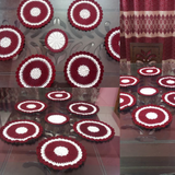 7-Piece Washable Dining Table Placemat Set for Dining Table