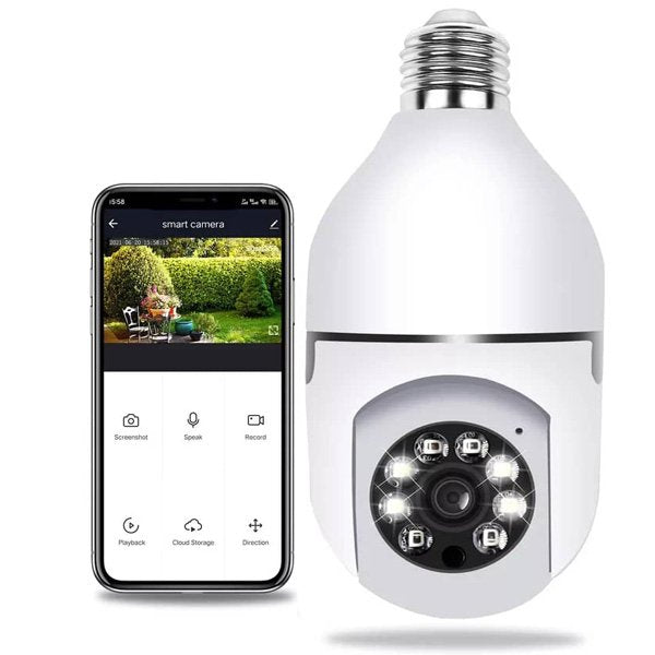 PTZ Bulb System 360 Degree WiFi Panorama IP for Outdoor Use