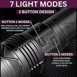 Rechargeable LED Flashlight for Indoor, Outdoor & Travel Use