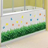 Green Grass Wall Sticker for Everyday Home Decor & Use
