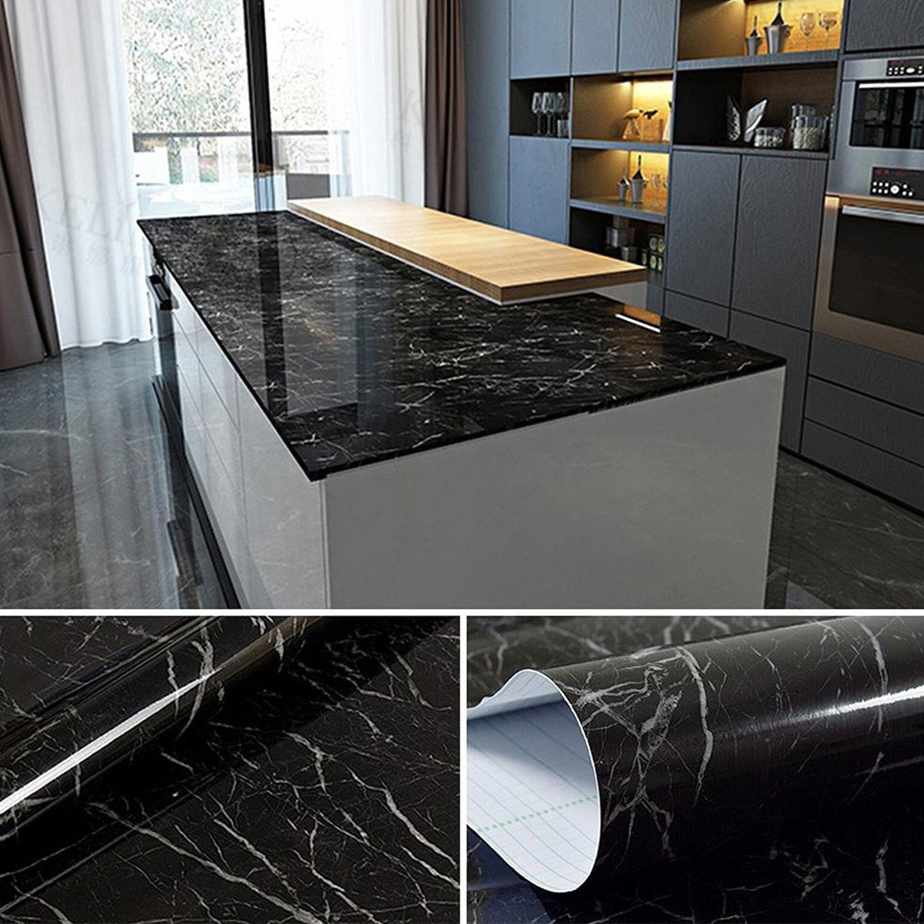 Oil Proof Marble Pattern Self Adhesive Wall for Home Decor