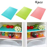 4PCs Refrigerator Pads Fridge Mats for Daily Home Use