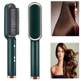 Fast Heating Hair Straightening Brush Mini for Beauty Care