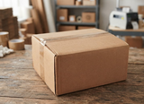 8-Piece 9×6×4 Inch Corrugated Shipping Box for Home Cleaning