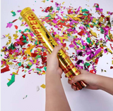 Small Gold Party Popper Confetti Cannon for Daily Use