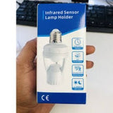 E27 Infrared Sensor Lamp Holder PIR Motion for Home Storage