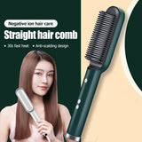 Fast Heating Hair Straightening Brush Mini for Beauty Care